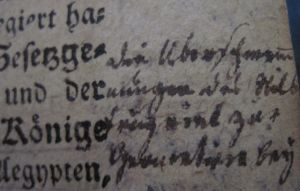 an example of the marginalia in a Schröckh volume